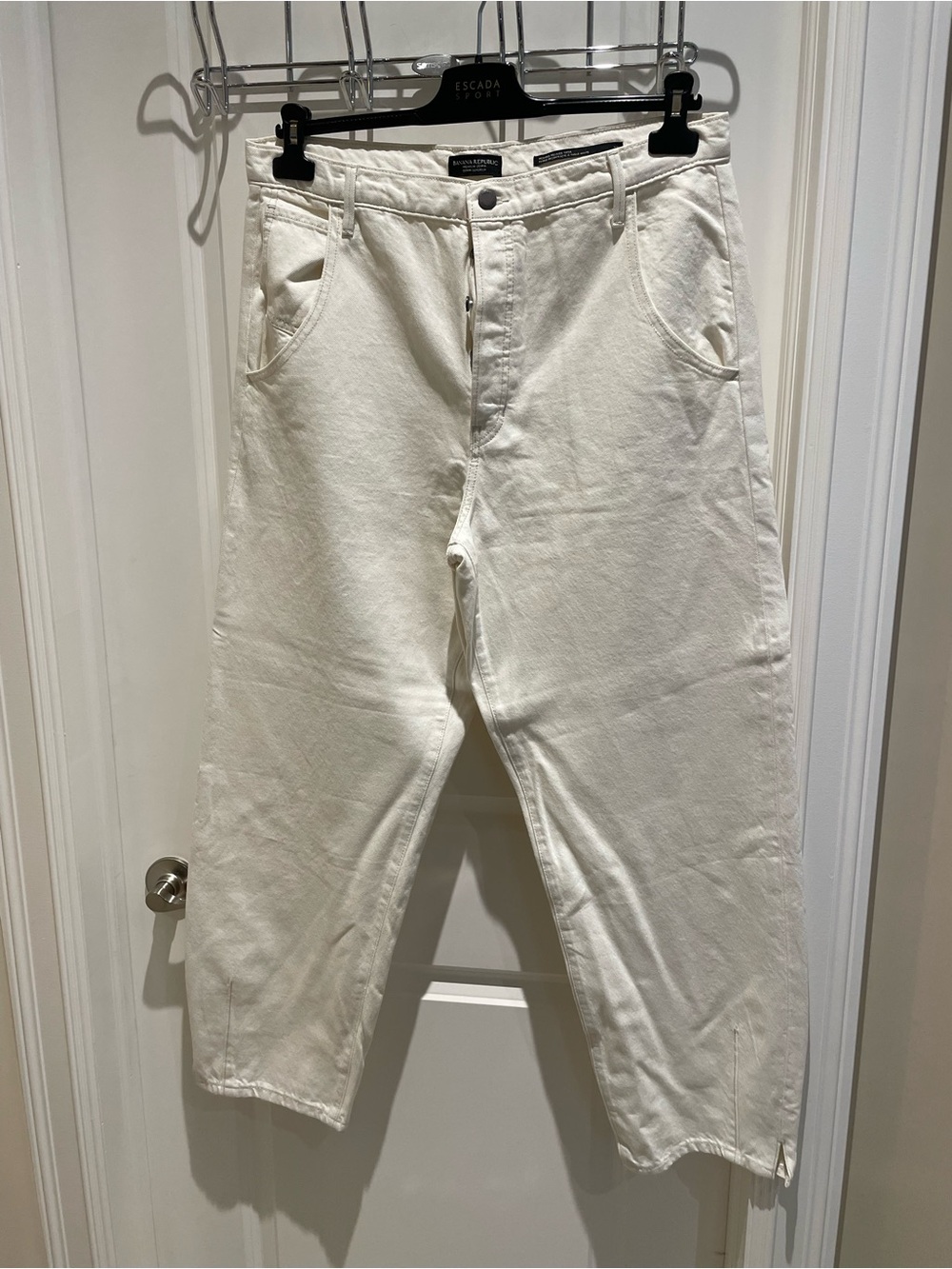 Banana Republic Off-White Premium Denim Jeans